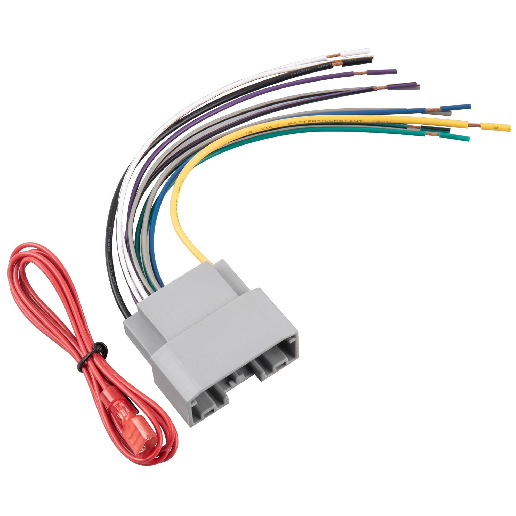 RED WOLF Car Radio Wiring Fit for 2008-2010 Dodge Dakota Chrysler 300 Jeep Grand Cherokee Aftermarket Radio Receiver Sirius CD Player Install Wiring Cable Plug