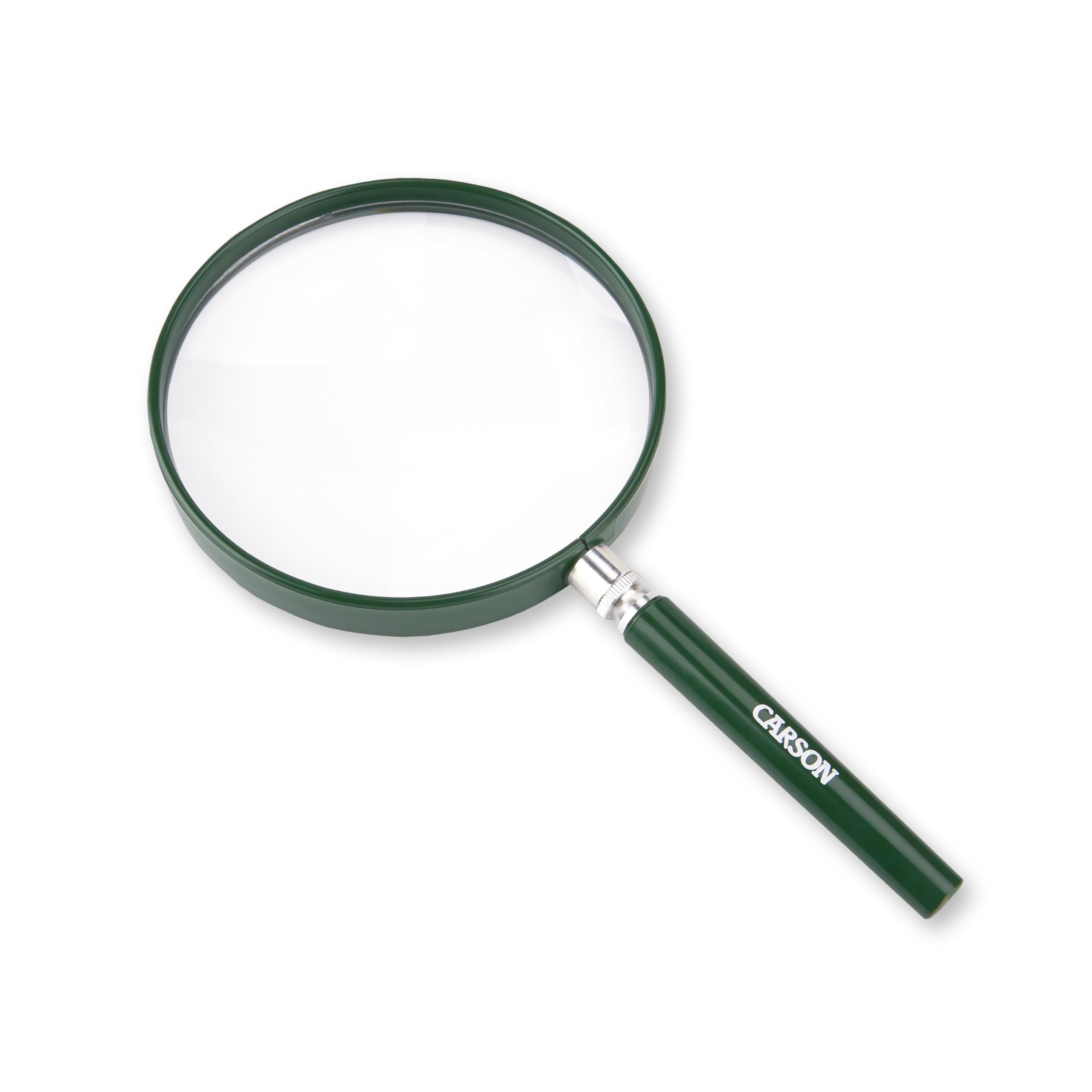 Carson HU20 2x 5 Inch Acrylic Lens Hand Magnifier Outdoor Green