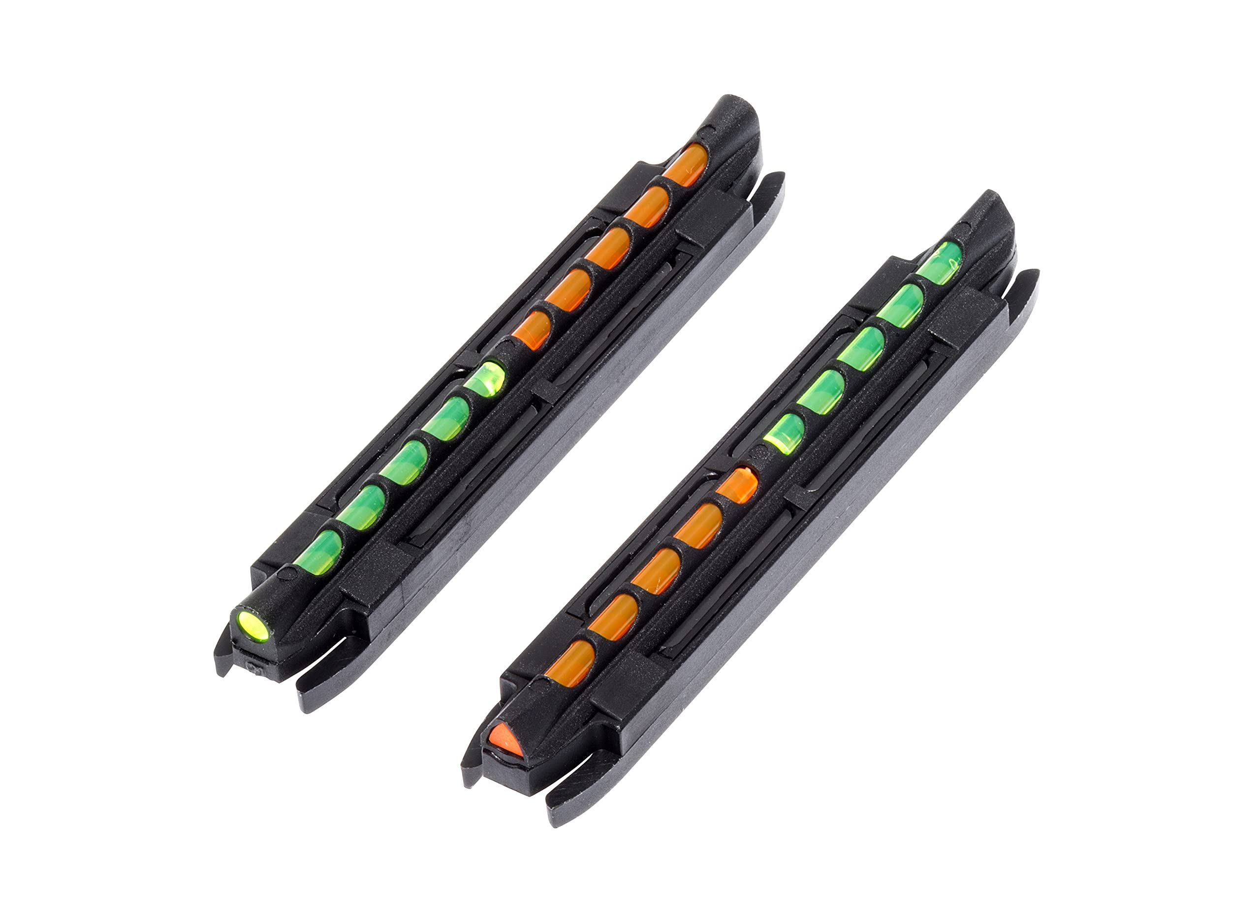 HIVIZ Model 200 Two-In-One Magnetic Base Rib Shotgun Sight Green and Orange, One Size
