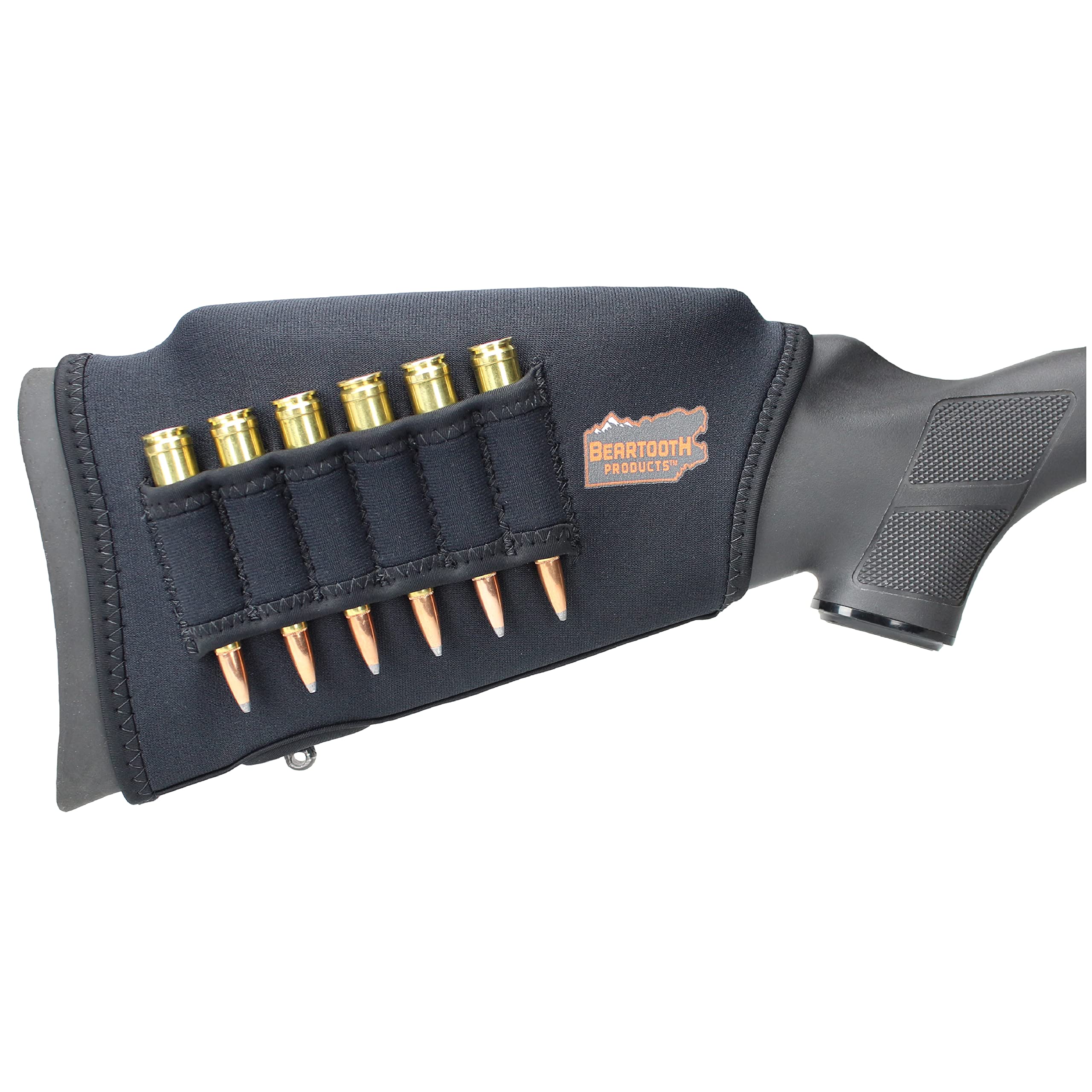 Beartooth Comb Raising Kit 2.0 | Adjustable Cheek Riser | Rifle Stock Ammo Holder | Improve Comfort | Reduce Recoil | Premium Neoprene | Made in THE USA | Rifle - Right Handed, Black