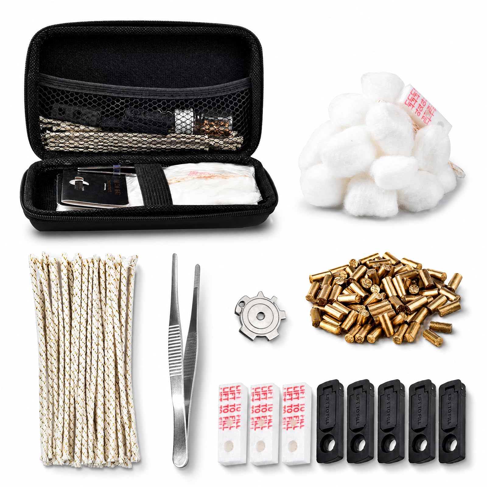 The Left Bridge Lighter Repair Kit, Vintage Lighter Repair Kit, 144PCS