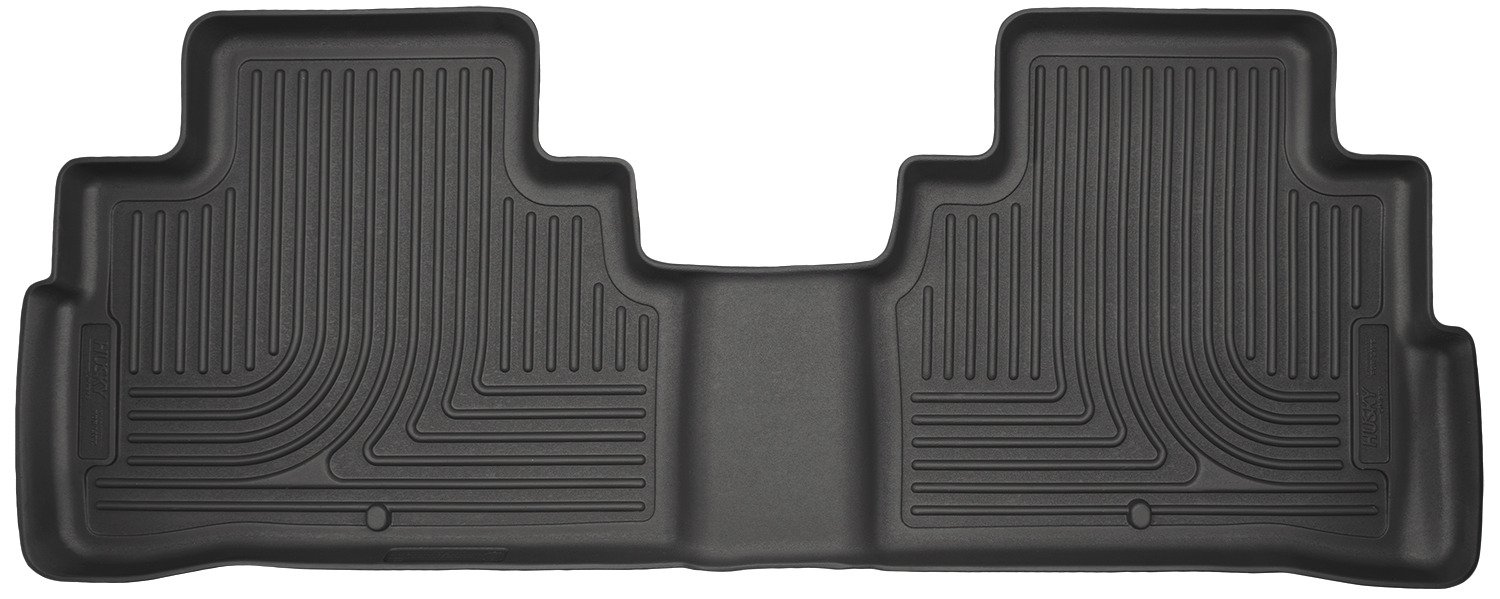 Husky Liners Weatherbeater Floor Mats | Fits 2015-2018 Nissan Murano | 2nd Row, 1-pc Black - 19611