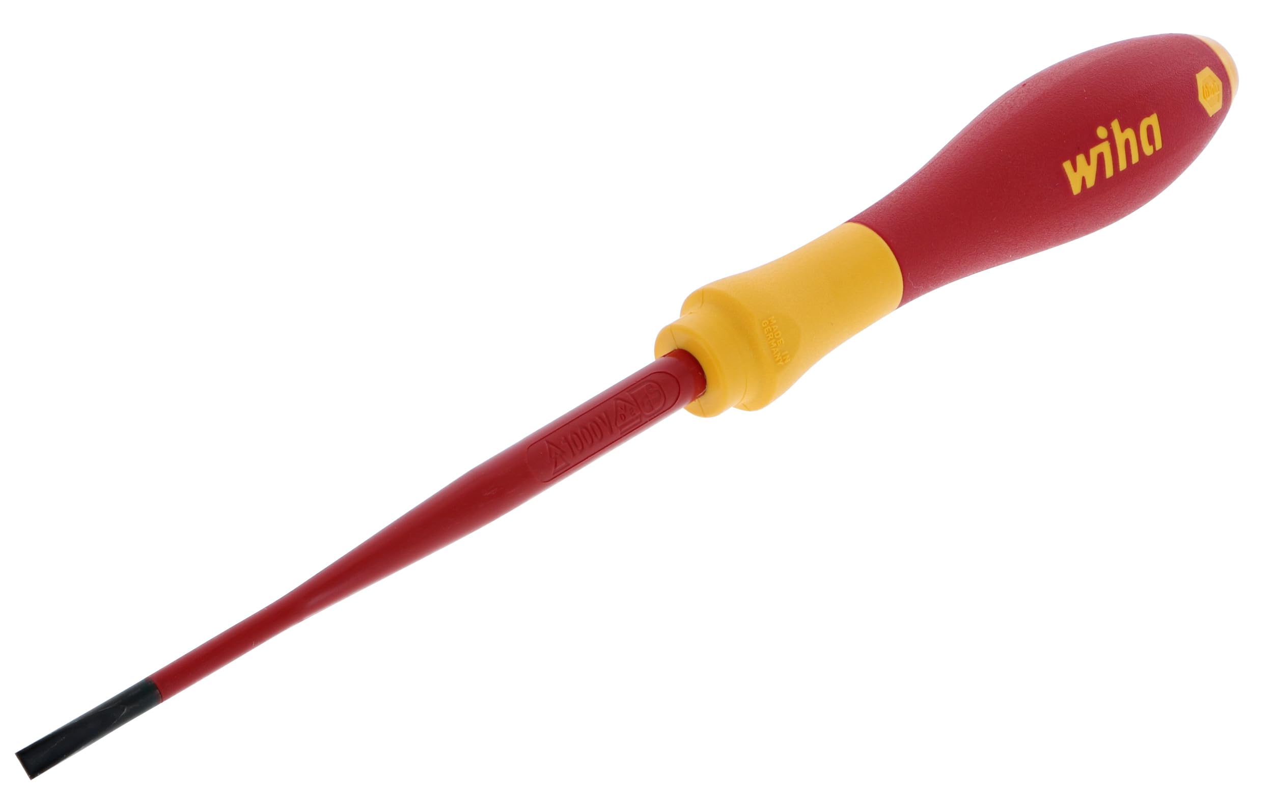 Wiha 32046 Insulated Slimline Slotted Screwdriver 3.5mm x 100mm