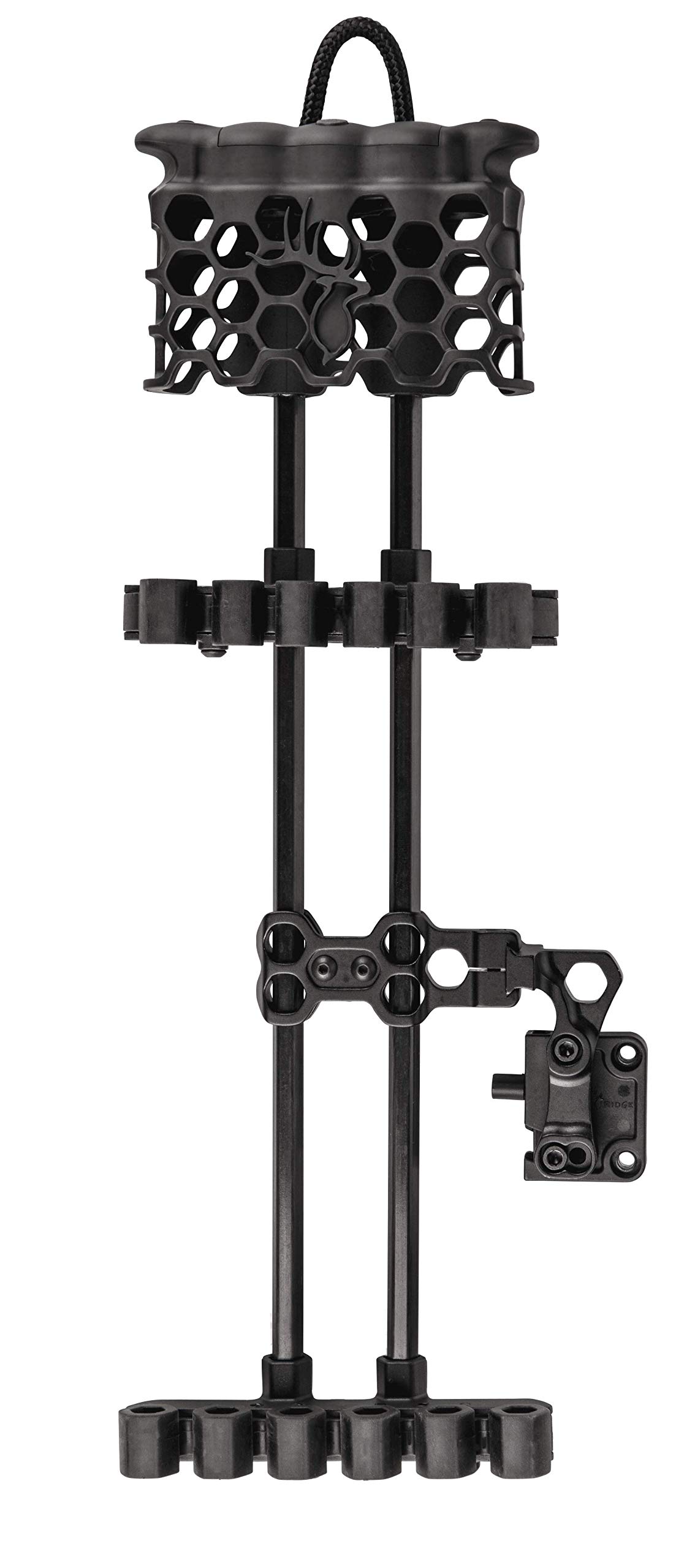 Trophy Ridge Hex Light Archery Arrow Quiver, Black