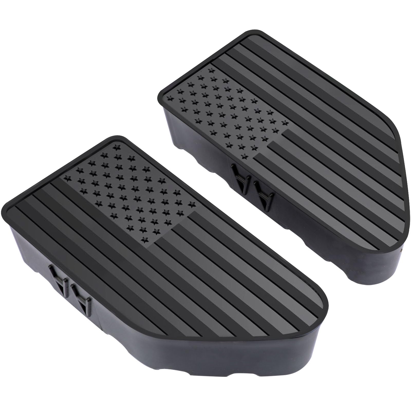 Bed Rail Stake Pocket Covers for GMC Chevy Silverado Sierra 1500 2019-2024 2025 2026, GMC Sierra 2500 3500HD 2020-2024 2025 2026, Truck Caps Rear Holes Plugs Covers Black