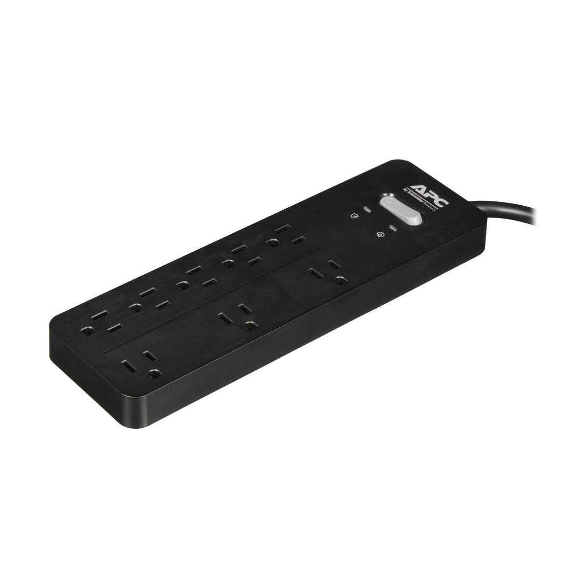 APC PH8 8-Outlet SurgeArrest® Home/Office Series Surge Protector, 6ft Cord