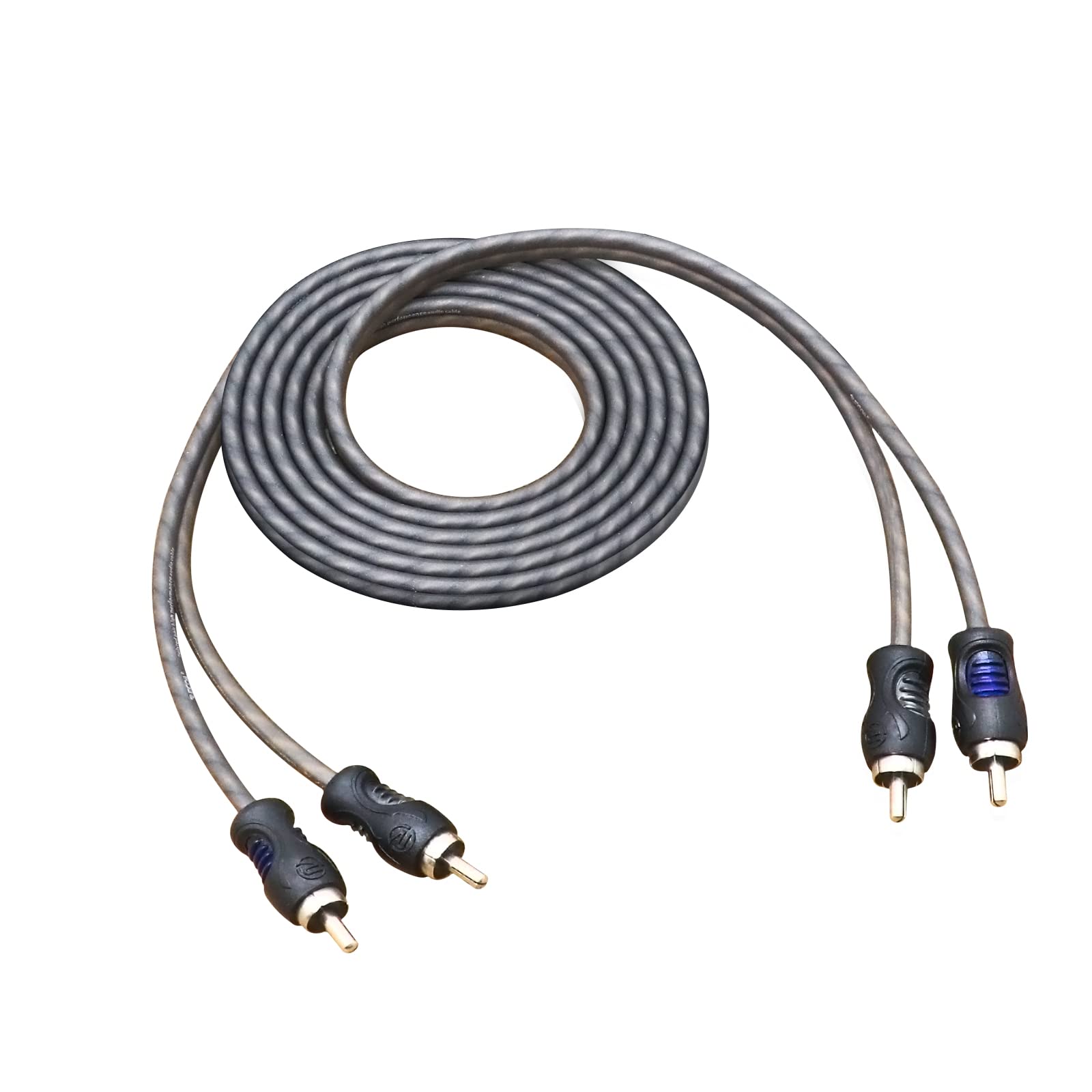 RECOIL RCI-26 100% Oxygen Free Copper 6ft 2-Channel RCA Audio Cable, Twisted Pair with Noise Reduction