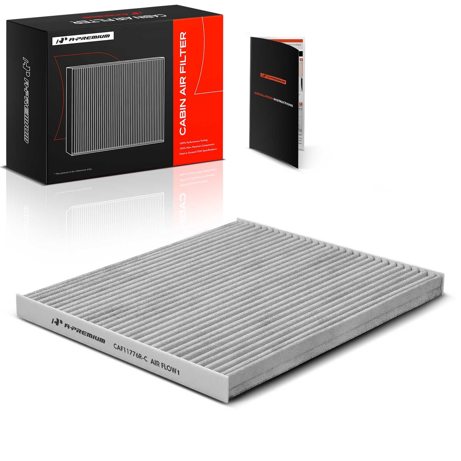 A-Premium Cabin Air Filter with Activated Carbon Compatible with Nissan & Infiniti Models - Altima 2013-2018, Murano 2015-2023, Pathfinder 2013-2020, Maxima 2016-2023, QX60 2014-2020, JX35 2013