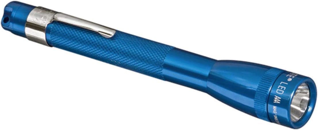 Maglite SP32116 2 Cell AAA Mini  Led Flashlight Blue-Blister Pack