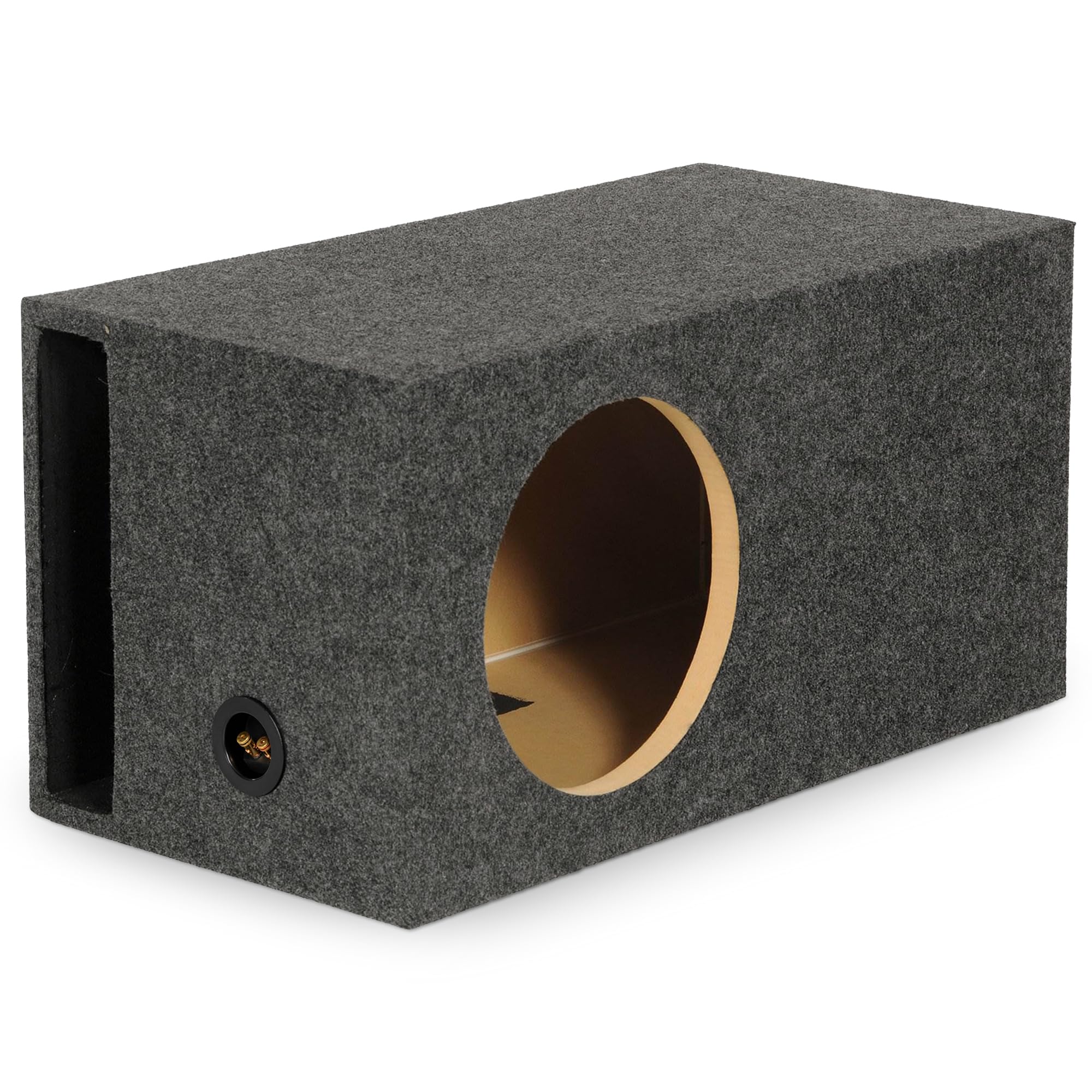 Qpower QHD112VL Single 12" Side Ported SPL Large Heavy Duty Empty Woofer Box