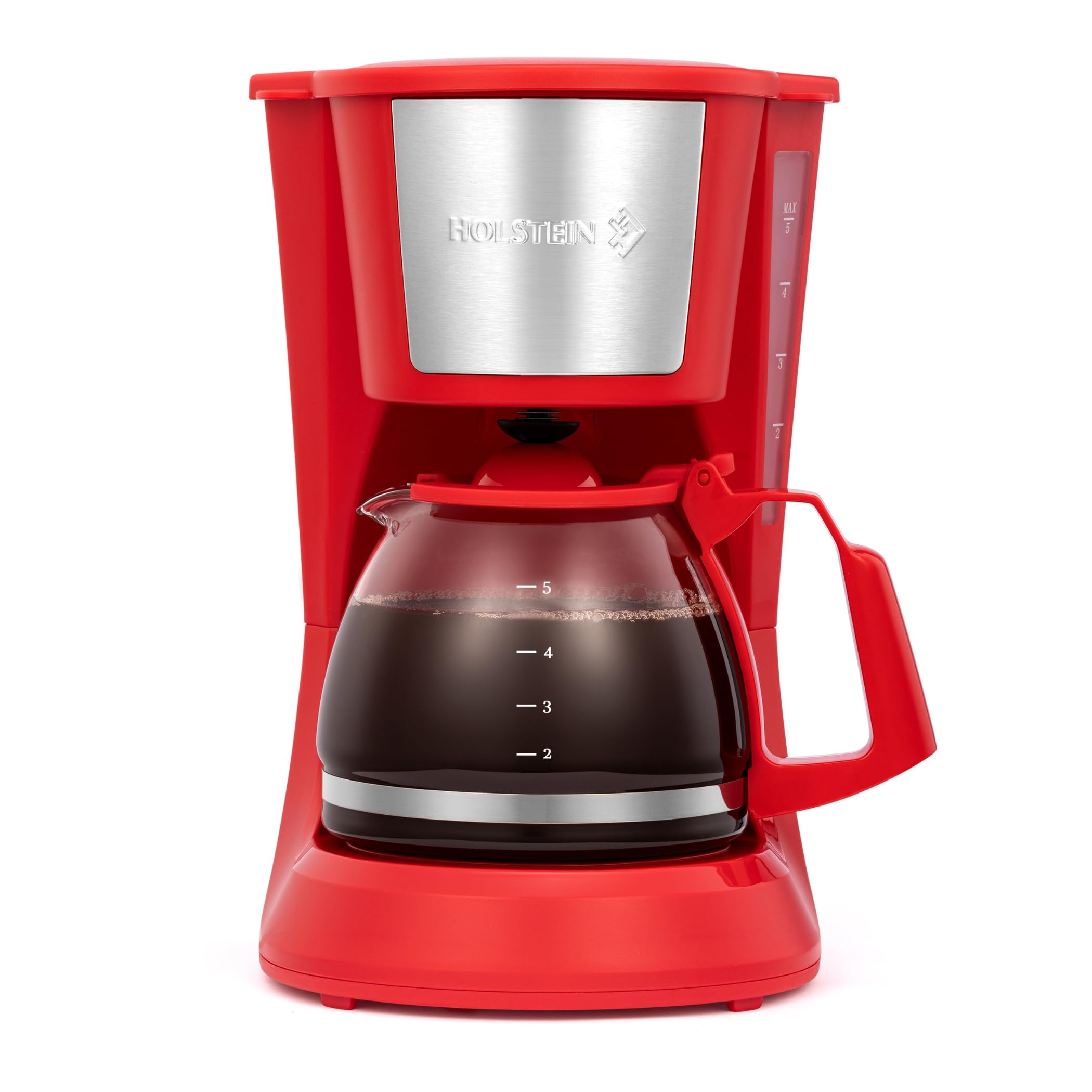 Holstein Housewares HH0914701R 5 Cup Coffee Maker Red