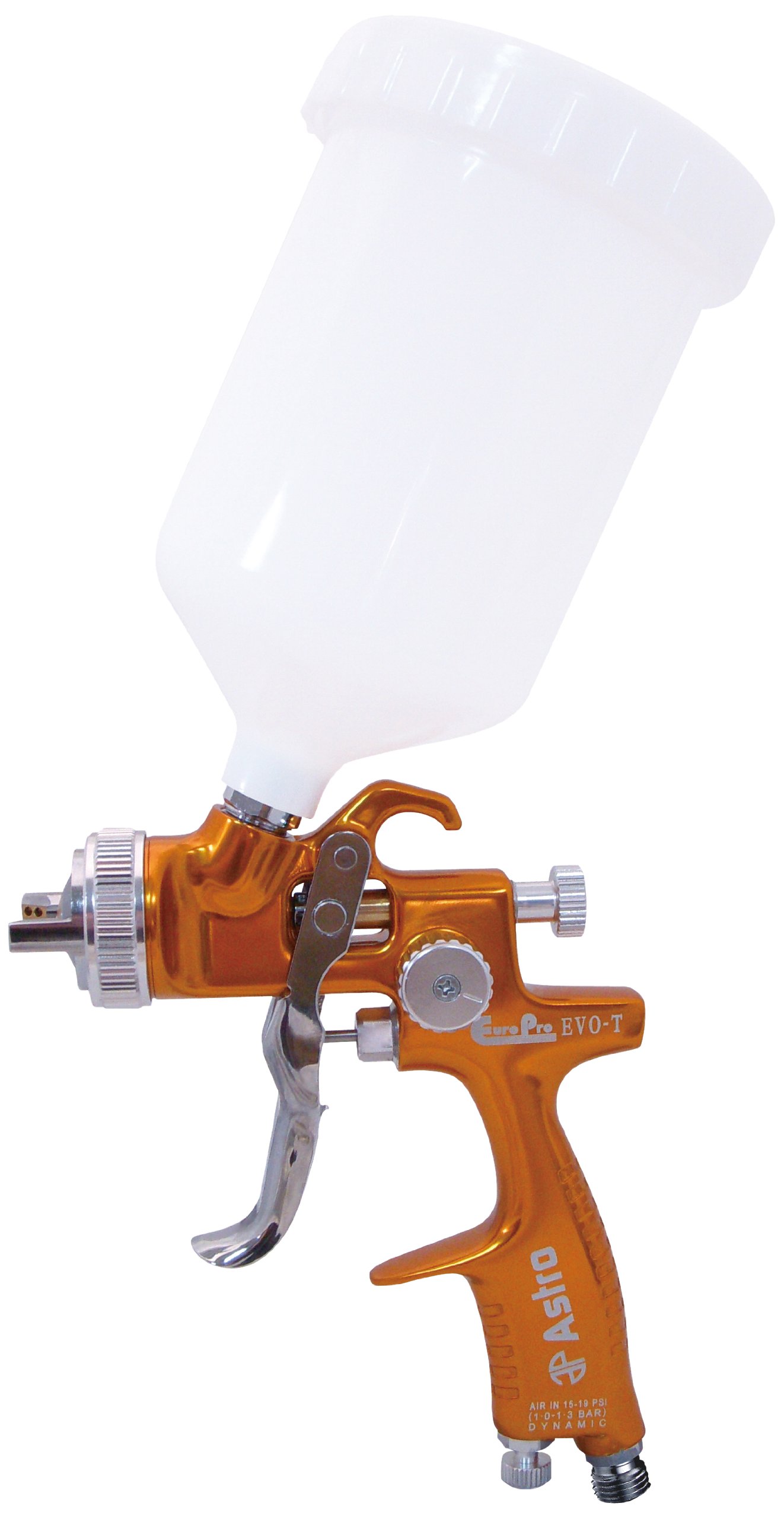 Astro EVOT14 Astro EuroPro Forged LVLP Spray Gun w/1.4mm Nozzle and Plastic Cup