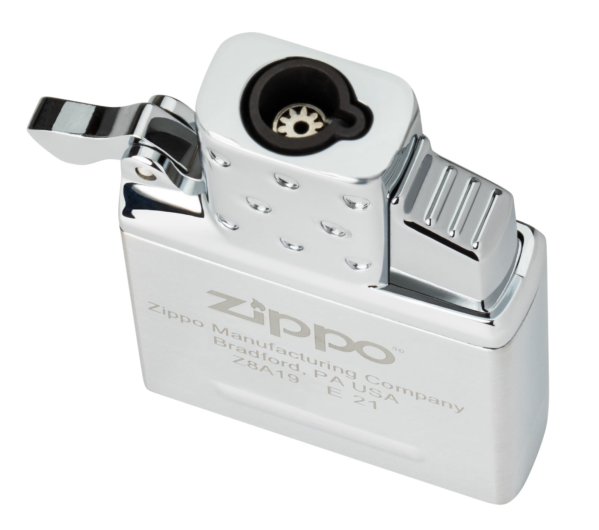 Zippo 65826 Butane Lighter Insert - Single Torch, Chrome