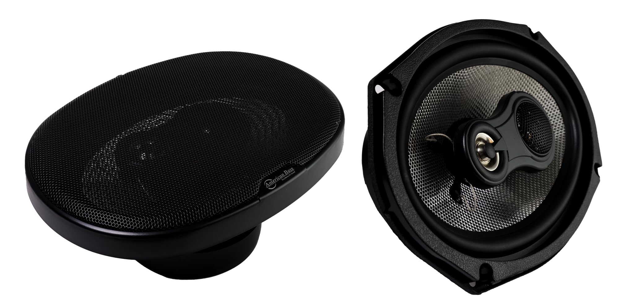 American Bass SQ6X9 6" x 9" 160 Watt 3 Way Speaker pair