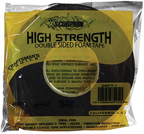 XSCORPION DSFT1 1 Double Sided Foam Tape (60 feet)