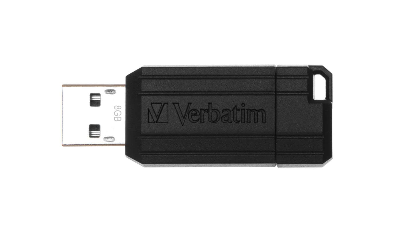 Verbatim 49062 PinStripe USB Flash Drive (8GB)