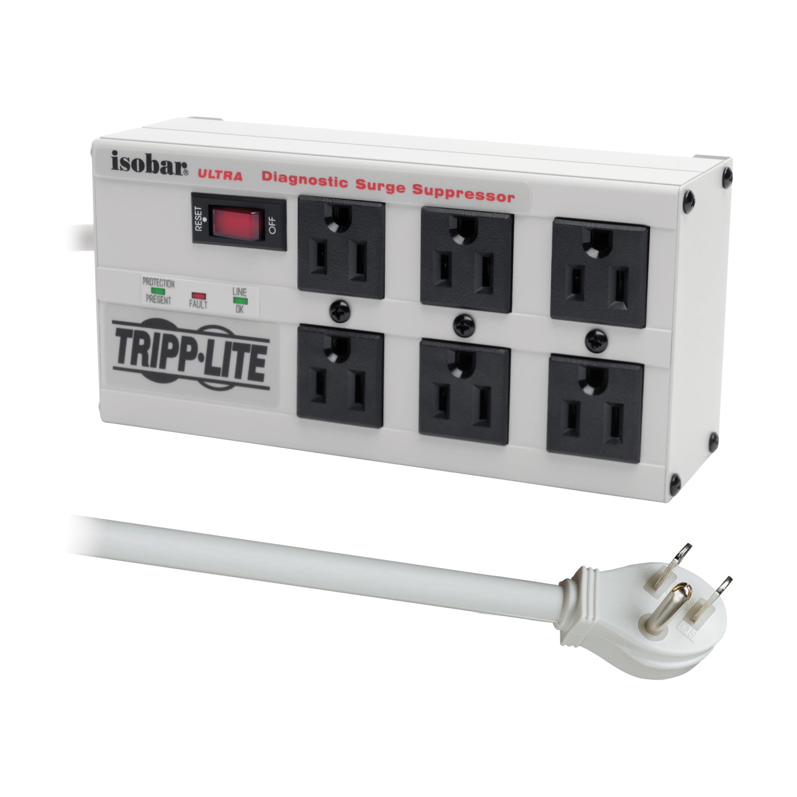 Eaton Tripp Lite ISOBAR6ULTRA Isobar Metal Surge Protector 6 Outlets
