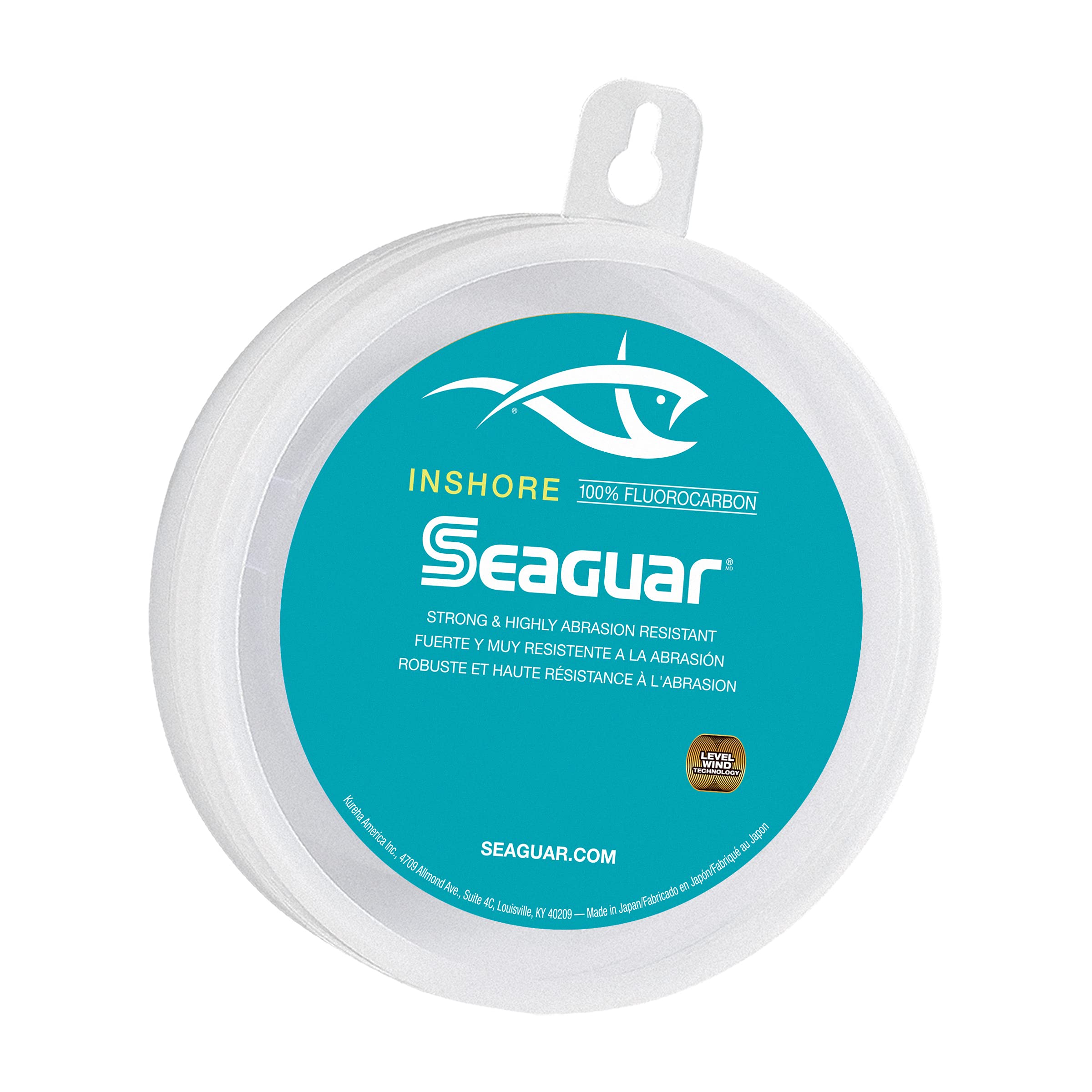 Seaguar Inshore 100% Fluorocarbon Fishing Line 25lbs, 100yds Break Strength/Length - 25IS100
