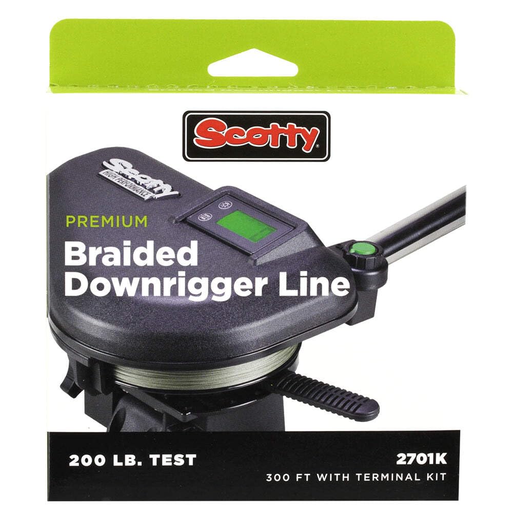 Scotty 2701K Power Braid Downrigger Line, 200Lb, 300' Spool