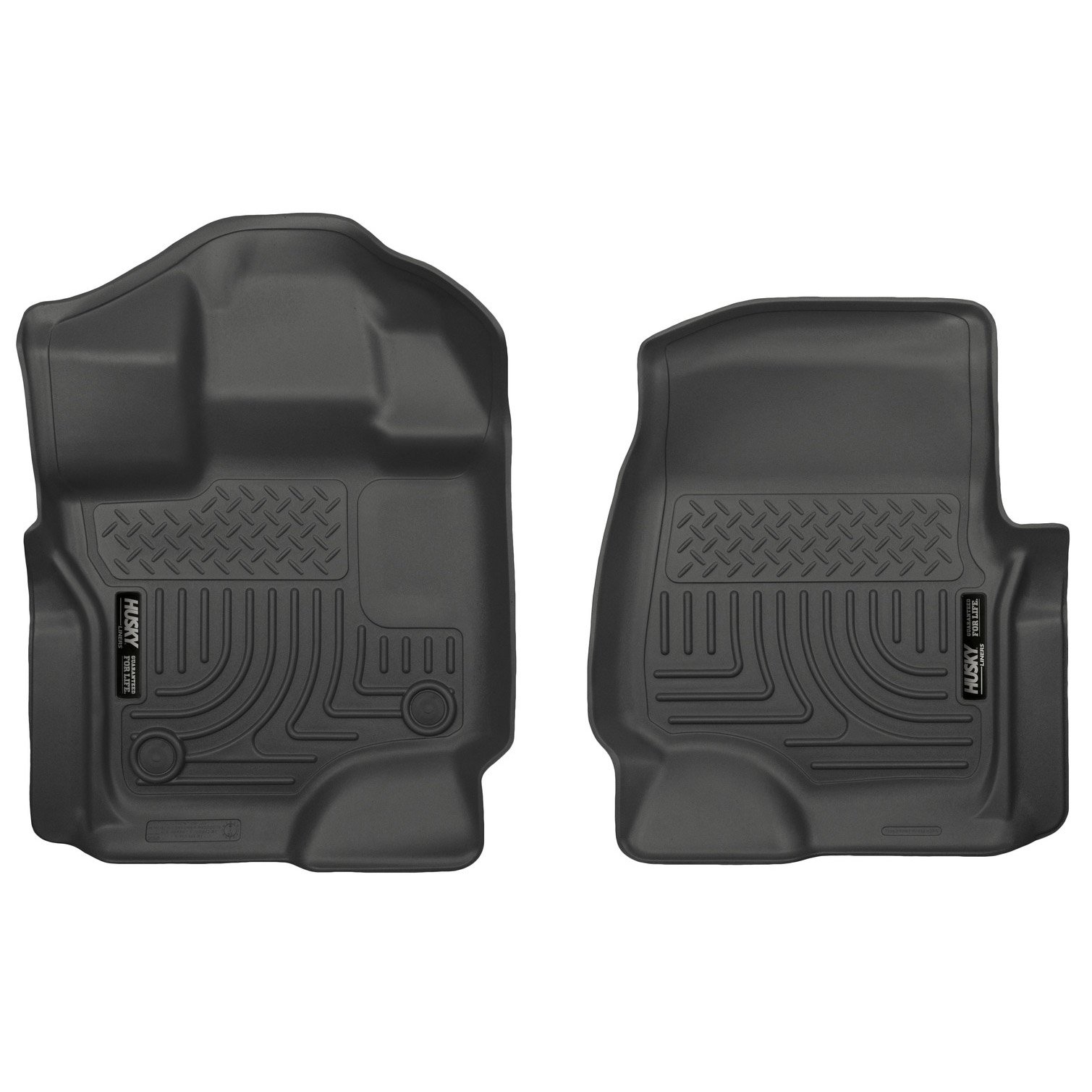 Husky 18361 Liners Front Floor Liners For '15-2020 F-150 Supercab/Super-Black