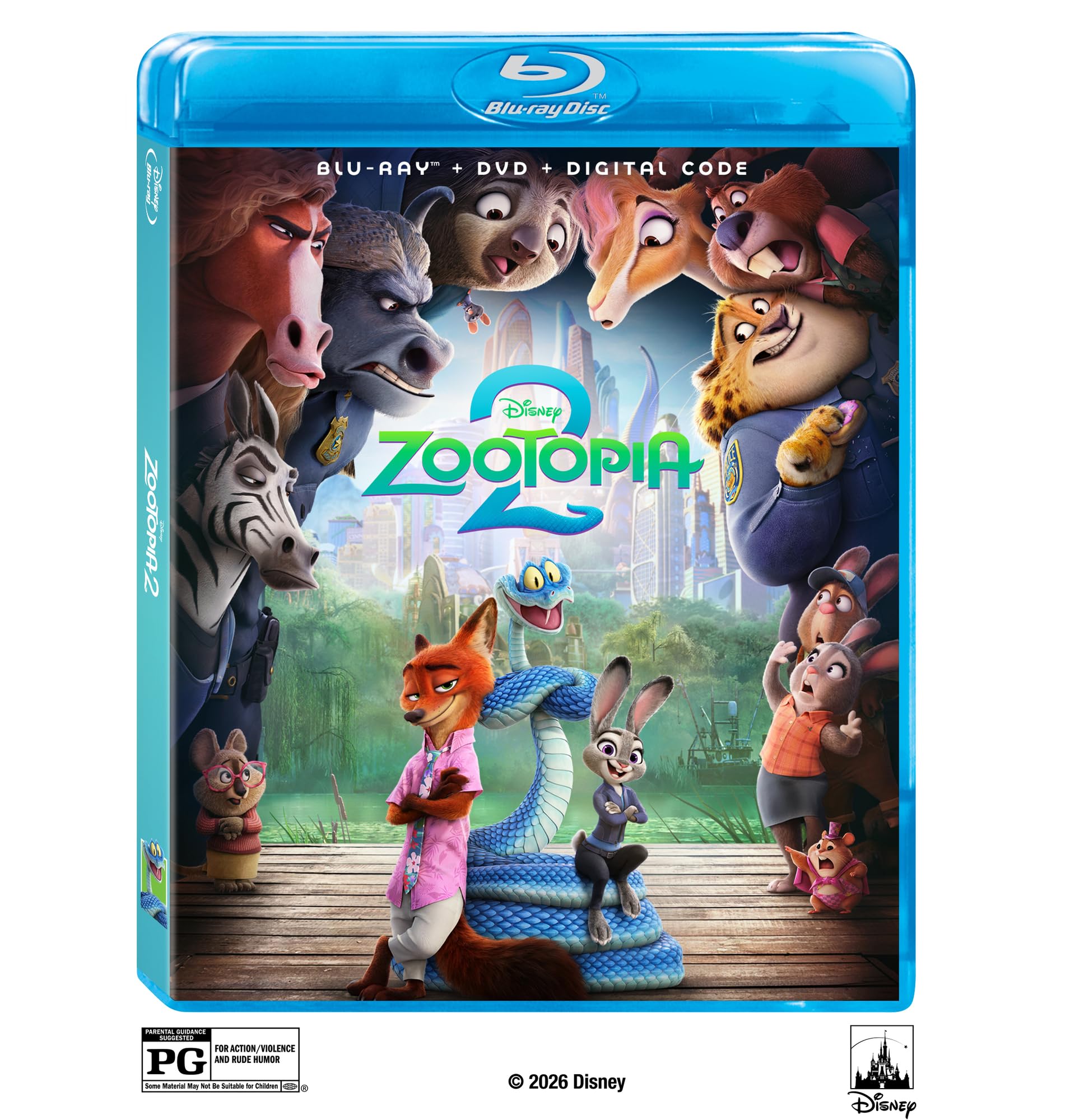 Zootopia 2 - Blu-ray + DVD + Digital