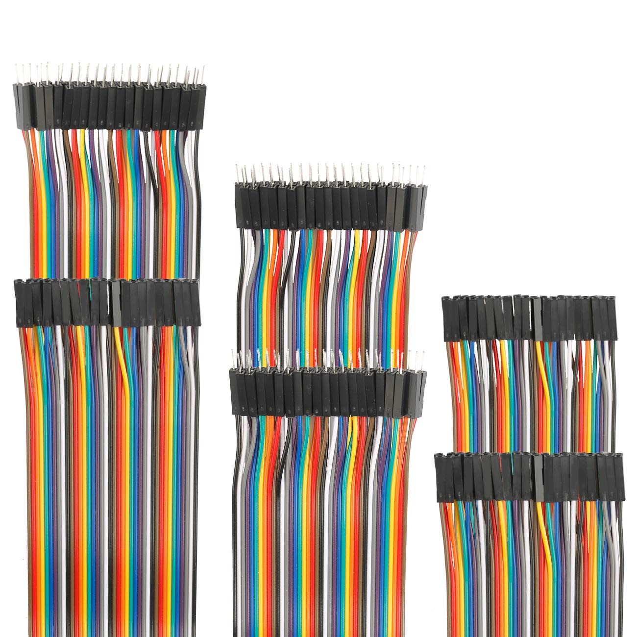 EDGELEC 120pcs 20cm Breadboard Jumper Wires Dupont Cable Assorted Kit