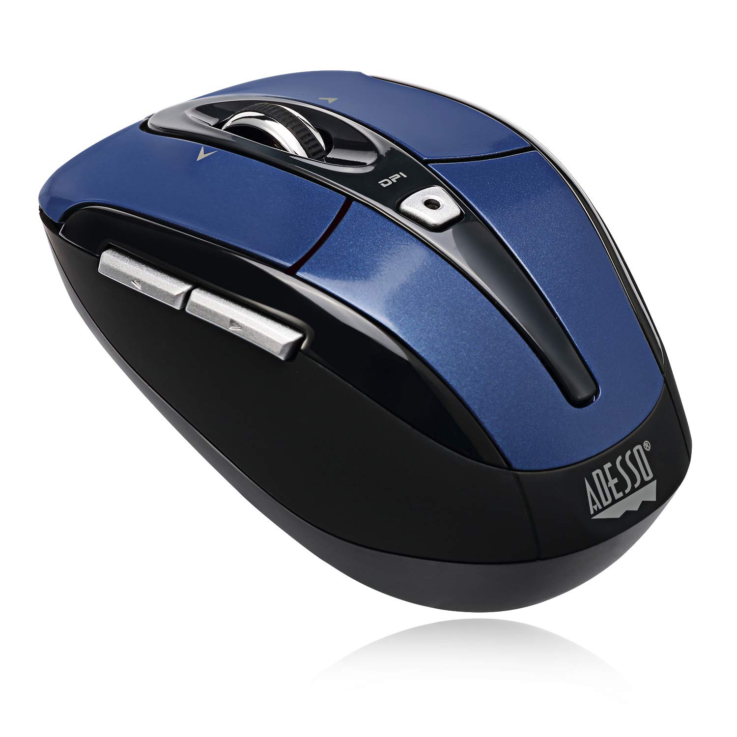 Adesso IMOUSE S60L iMouse S60 2.4 GHz Wireless Programmable Nano Mouse (Blue)