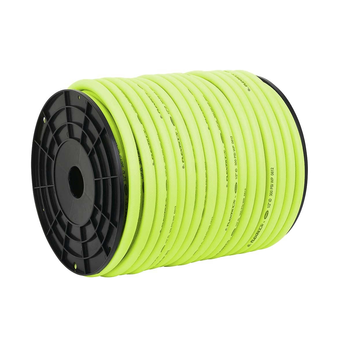 Flexzilla HFZ12250YW Pro Air Hose 1/2In X 250Ft Plastic Spool Zillagreen