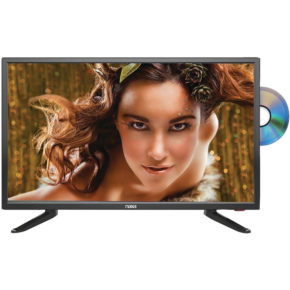 Naxa NTD-2457A 24" LED TV & DVD/Media Player Combination w/Car Package