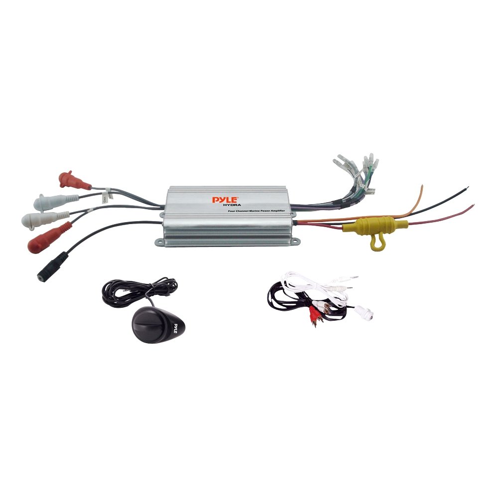 Pyle PLMRMP3A 4 Channel Waterproof MP3/ Ipod Marine Power Amplifier