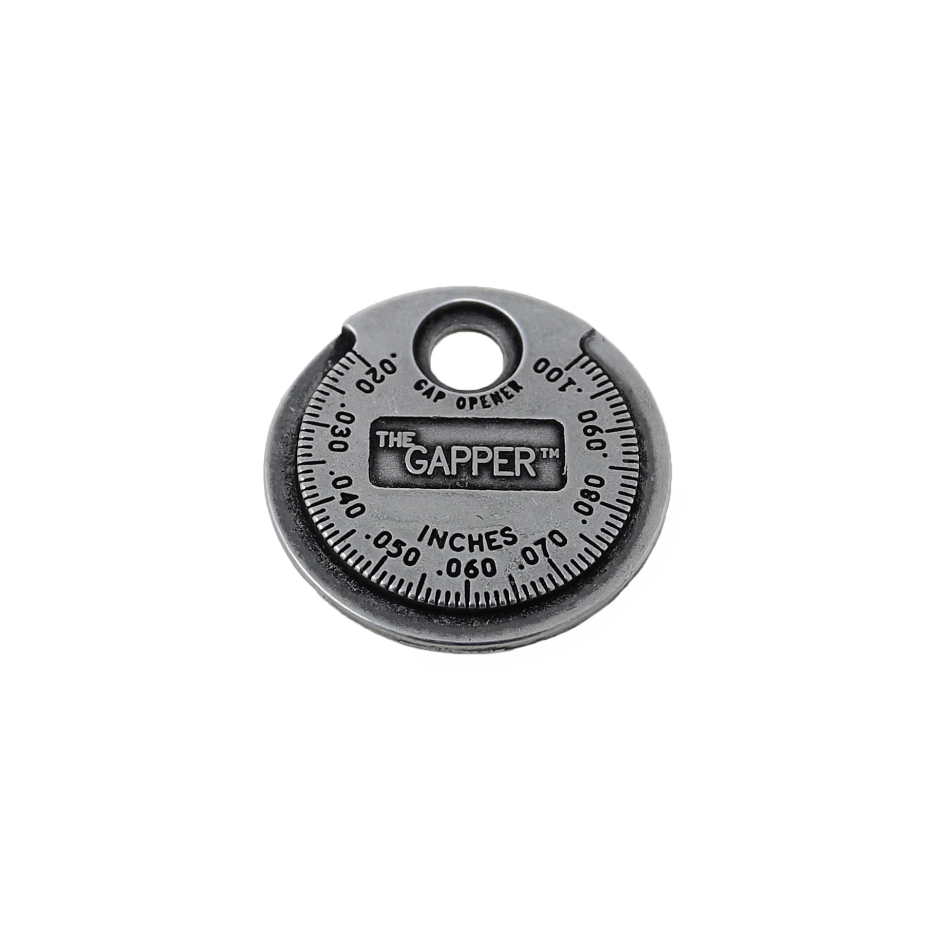 CTA Tools 3235 Spark Plug Gapper: Coin-Style Spark Plug Gap Tool, 0.020"–0.100" Measurement Range, Plated Steel, Quick-Check Reference Tool