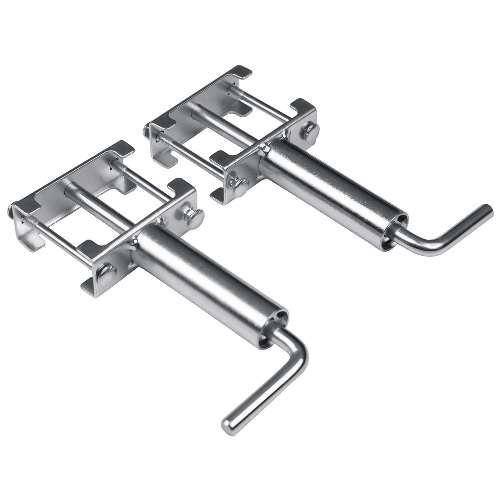 308287, RV 5th Wheel Landing Gear Quick Release Pull Pins, 2 PCS Fifth Wheel Quick Release Pins for Camper Motorhome Travel Trailer Landing Gear Systems, Standard 3/8" Pin, Silver | Replace# LC308287