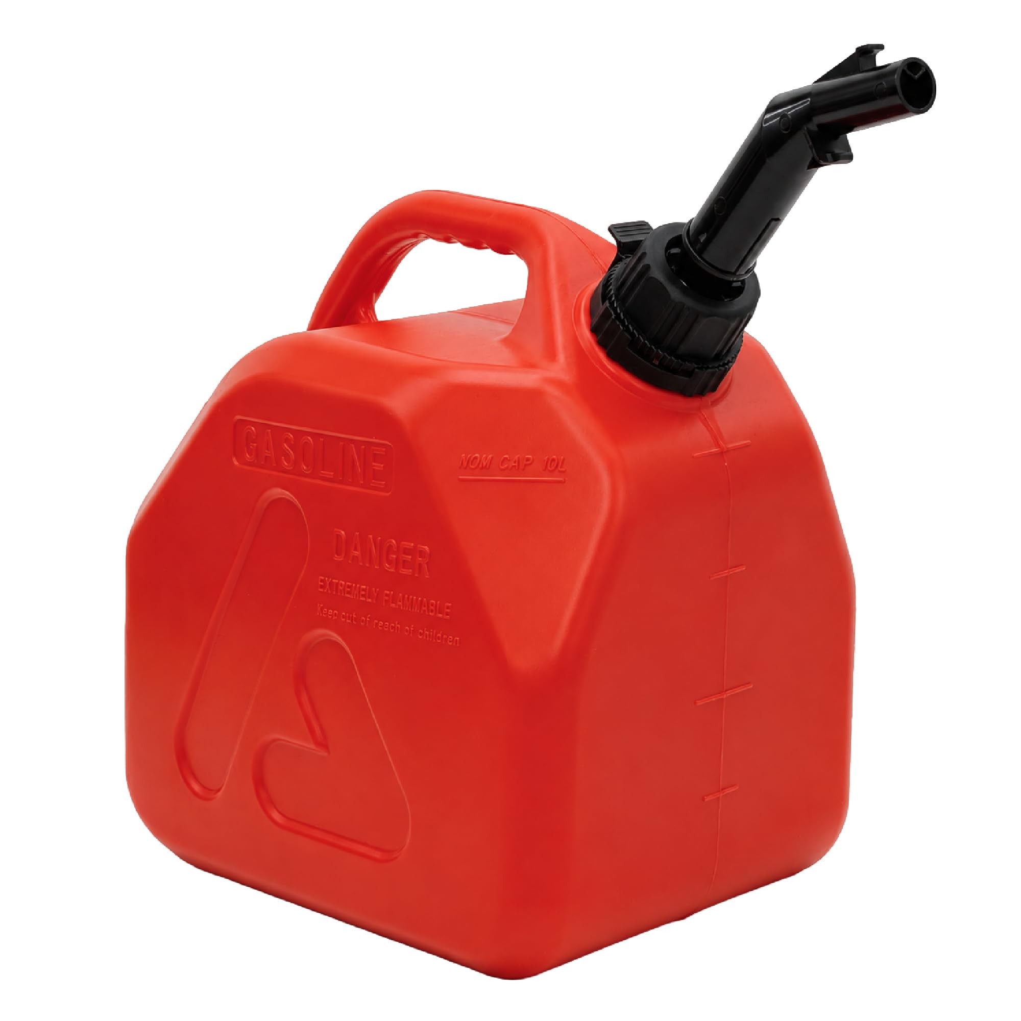 Gas Can 3 Gallon, Portable Fuel Container with Rotating Pour Spout, Carry Handle for Gasoline, Lawn Equipment, Garage and Outdoor Use 87256