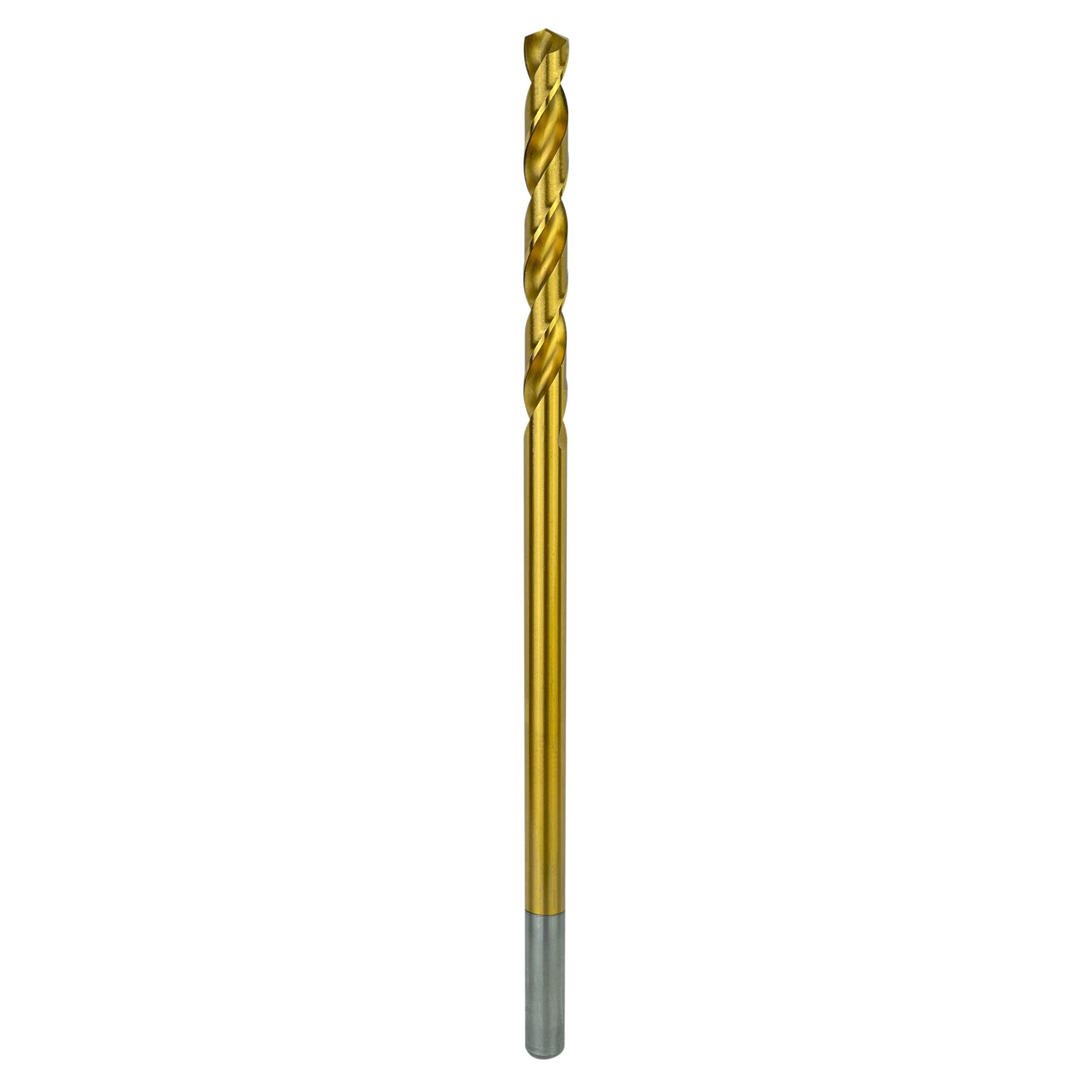Greycore Tools 1/2 Inch x 12 Inch Cobalt Aircraft Extension Bit – M35 Cobalt Drill Bit, Industrial Titanium Coating – Drill Bits for Steel, Hard Metal, Cast Iron, Wood, Plastic (1/2" x 12")