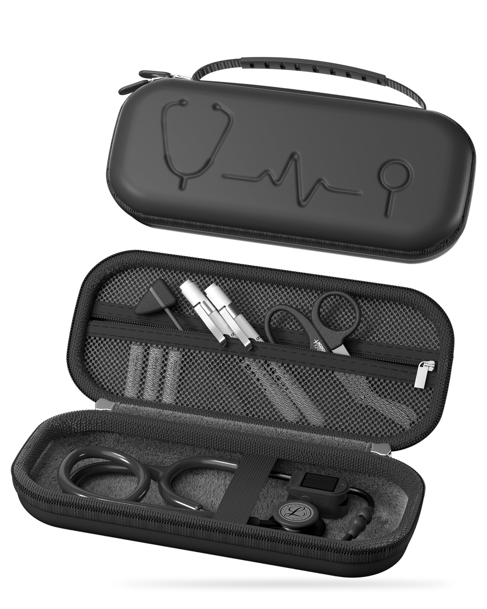 ProCase Stethoscope Case for 3M Littmann Classic III & Cardiology IV -Black