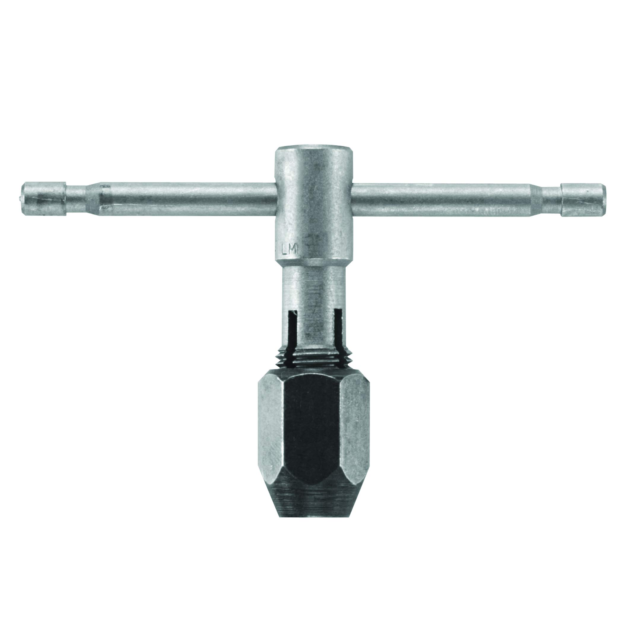Bosch BTH014#0-1/4 Inch T-Handle Tap Wrench with Adjustable Self-Equalizing Hardened Carbon Steel Jaws for Accurate Hand Threading (Includes: 1 Wrench)