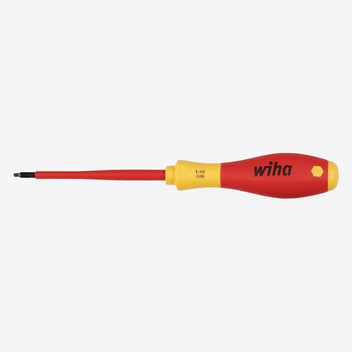 Wiha 35811 Insulated Square Tip Screwdriver #1 x 100mm