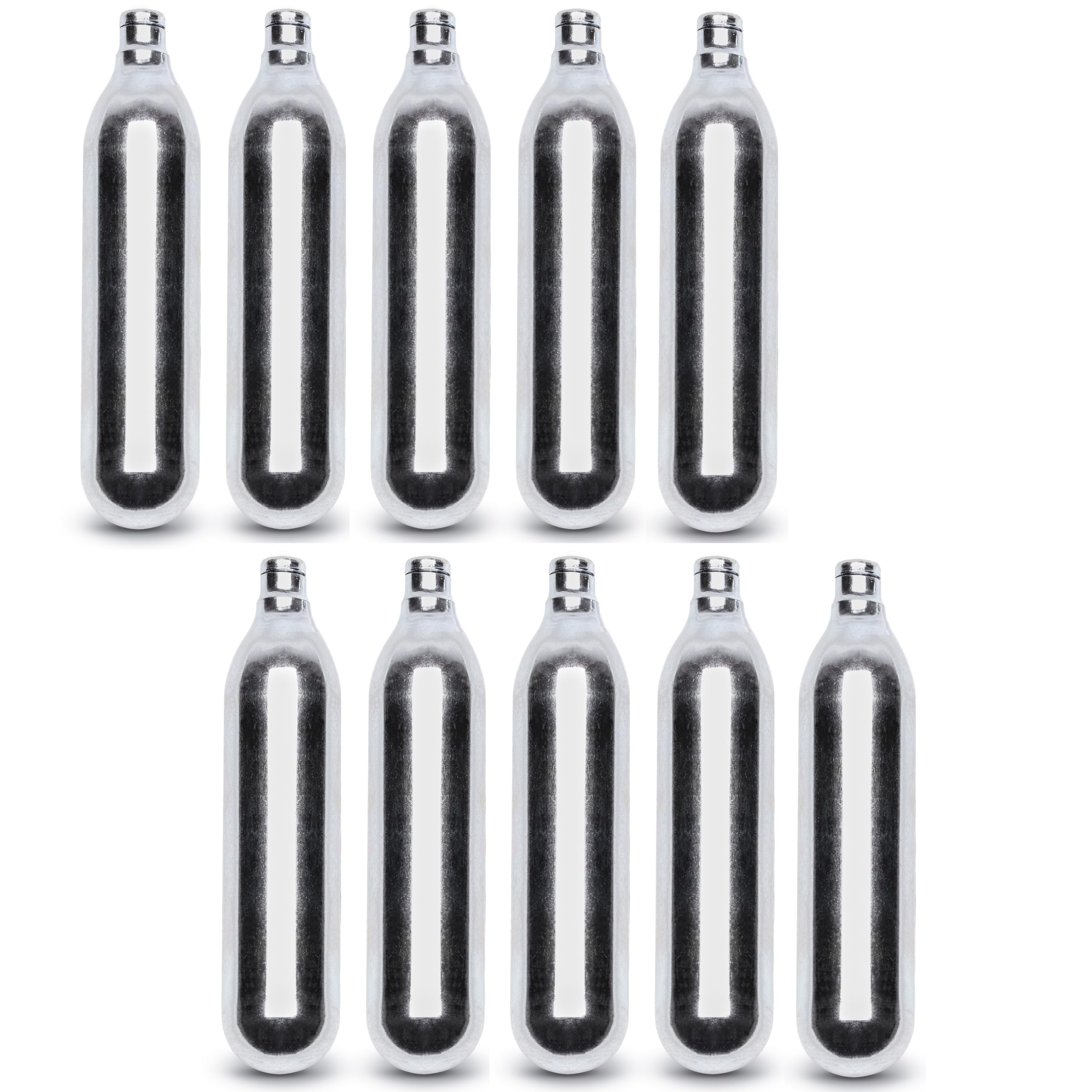 Byrna 12 Gram CO2 + Oiler Cartridges | 10 Count Pack | for Byrna LE/CLXL/HDXL/SDXL and TCR - (9 CO2 + 1 Oiler Cylinders)