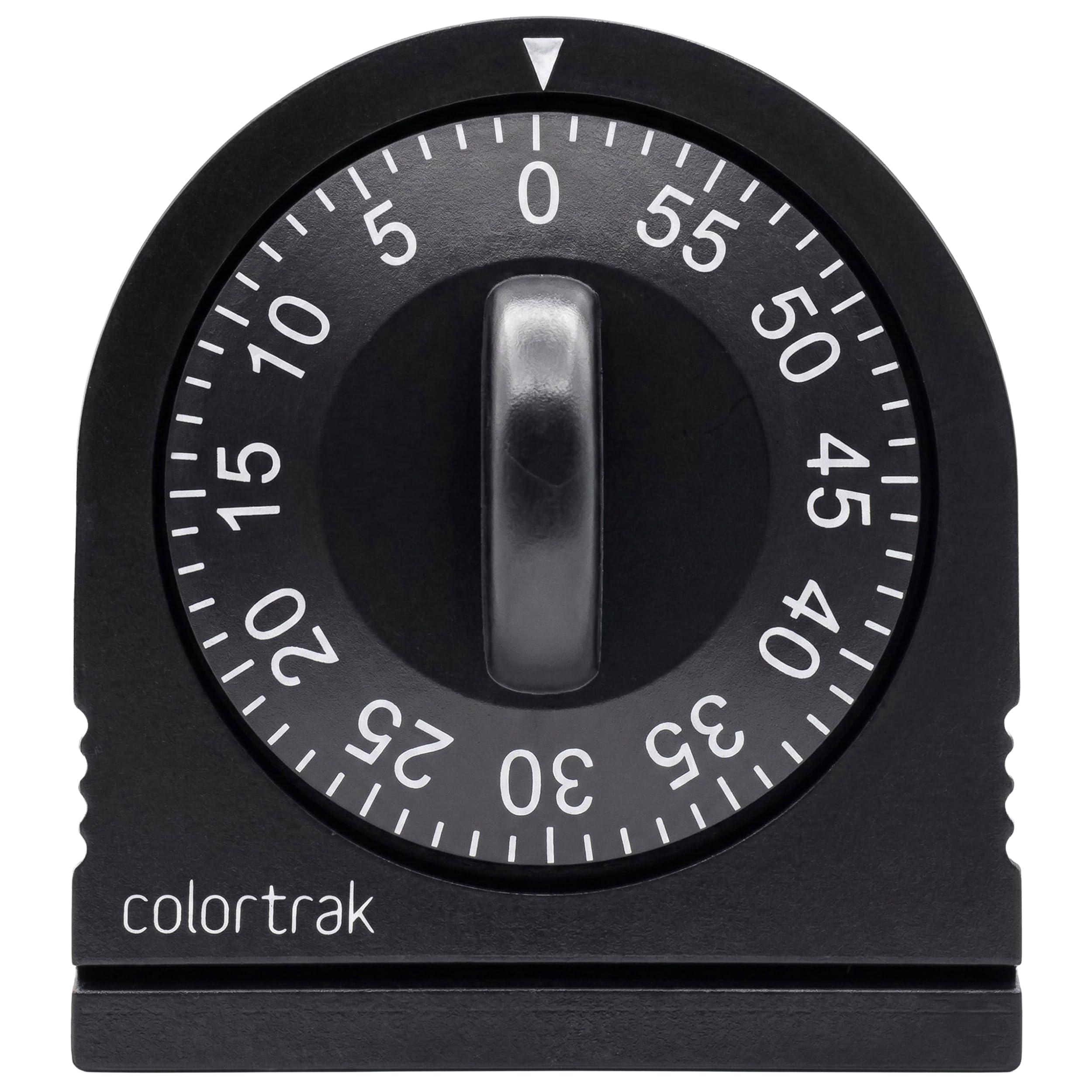 Colortrak 60 Minute Wind Up Timer, No Batteries Required, Black