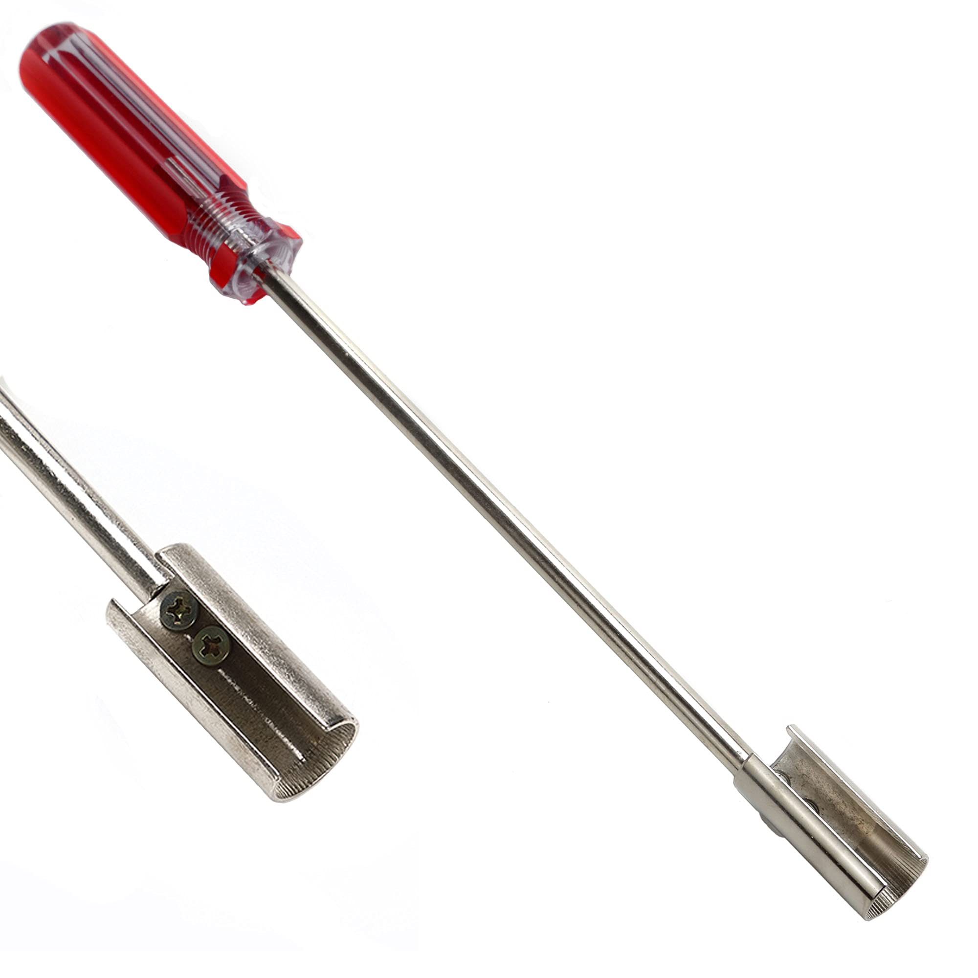 TLS.eagle BNC Extraction Screwdriver - Surveillance Video Prolong Tool Q9 Screwdriver - BNC Assistance Tools (Red)