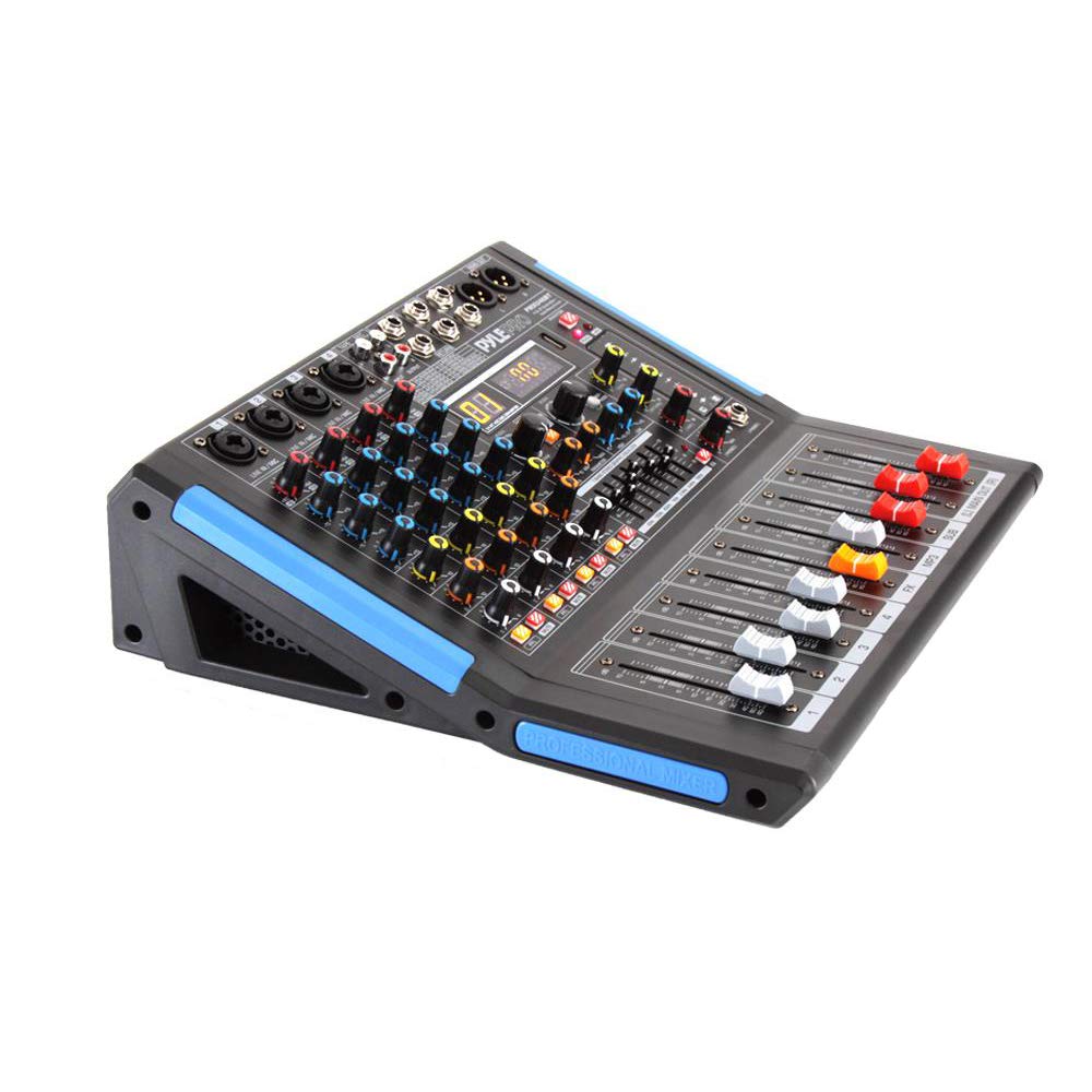 Pyle PMXU46BT 4-Channel Bluetooth Studio Pro Audio DJ Mixer