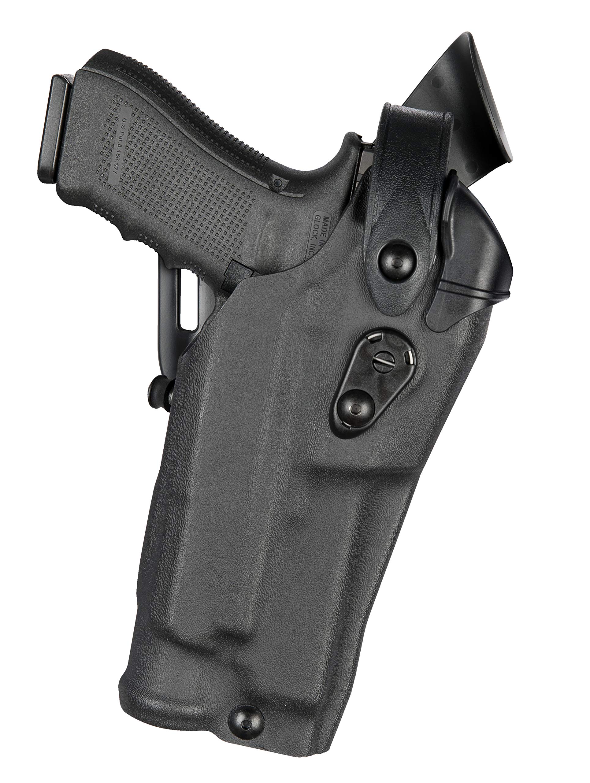 Safariland 6360RDS Level Three Retention Duty Holster, Red Dot Sight Compatible, STX Tactical Black, Right Hand, Fits: Glock 19/23 Surefire X300U