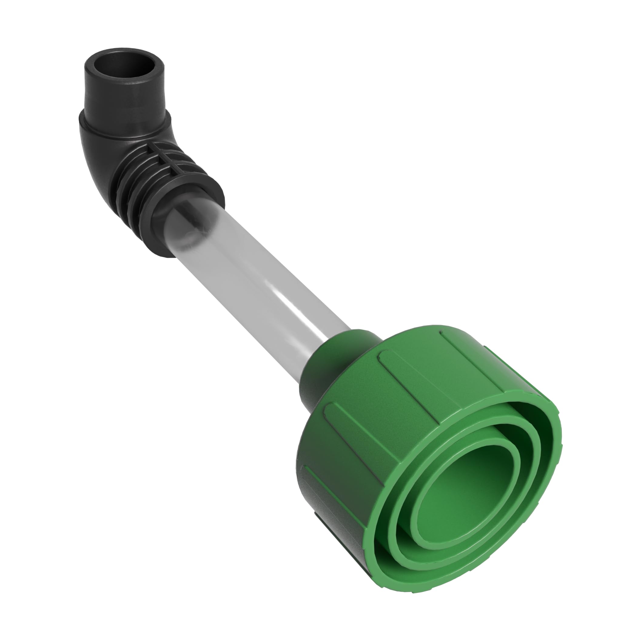 EZVAC AC Drain Line Cleaner - Shop Vac Adapter for HVAC Condensate & Air Conditioner Clogs - Universal Fit Wet/Dry Vacuum Attachment - Clear See Through Fitting - Unclog, Flush & Evacuate