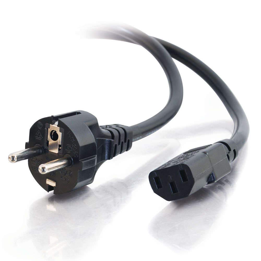 8.2ft (2.5m) 14 AWG European Power Cord (CEE7/7 to IEC320C13) (TAA Compliant)