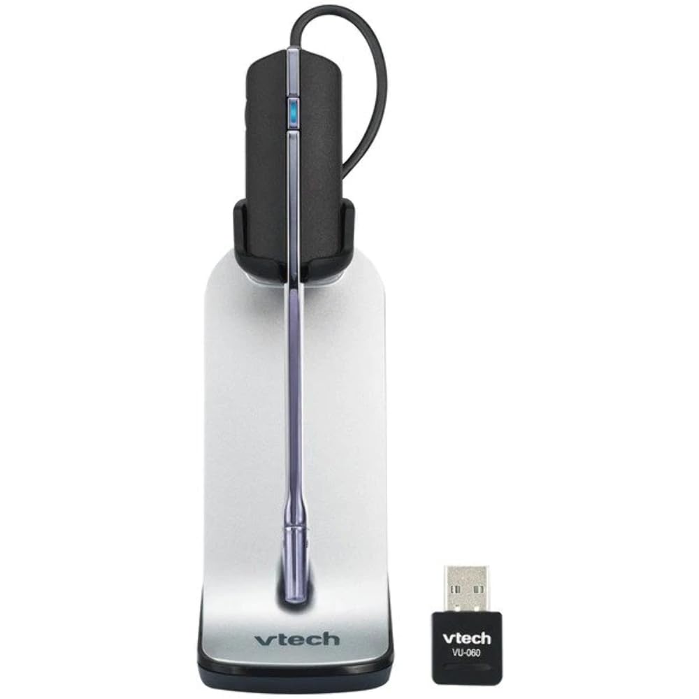 VTech VH6212 Convertible Office Wireless Headset w/USB Softphone Dongle