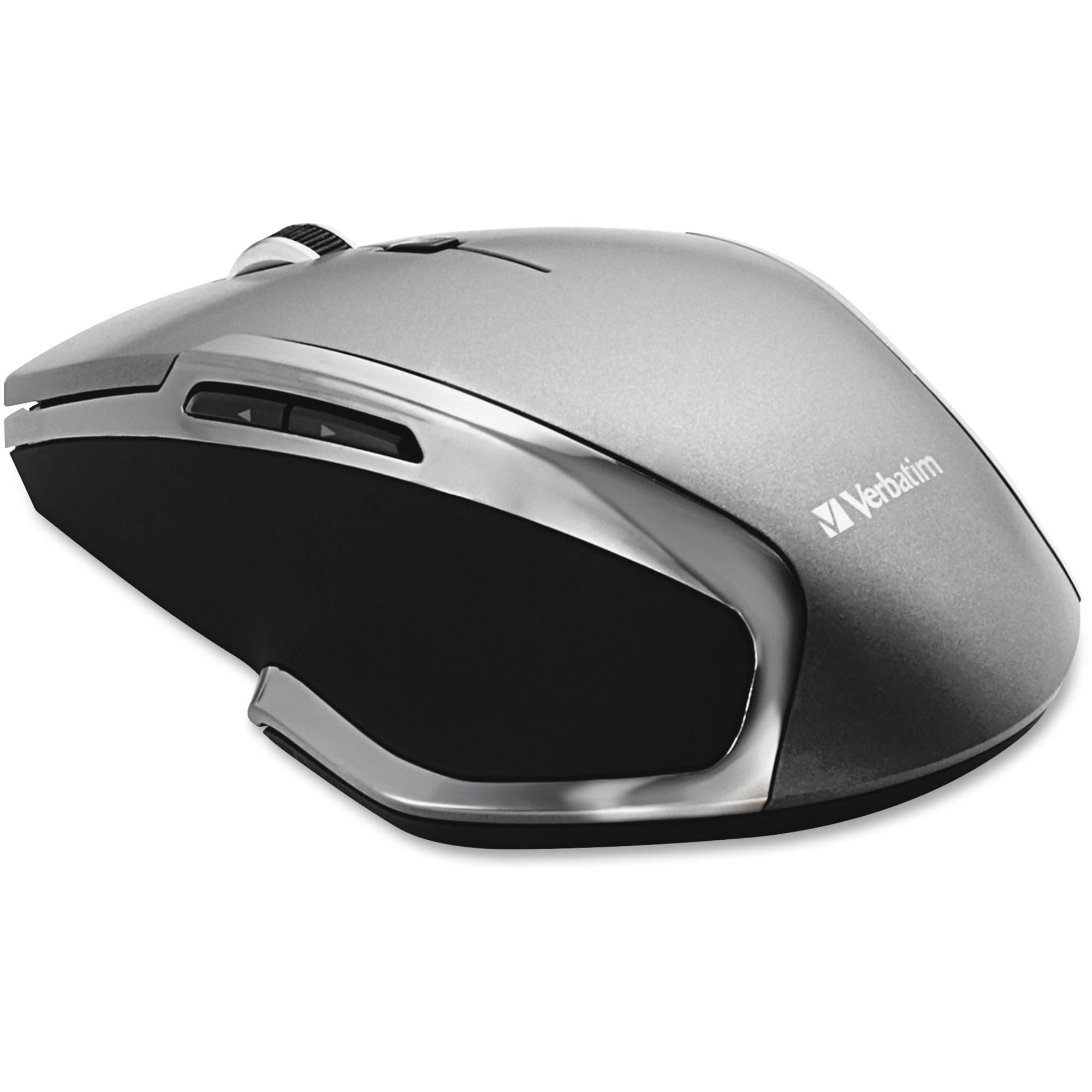 Verbatim 98621 Wireless Notebook 6-Button Deluxe Blue LED Mouse (Graphite)