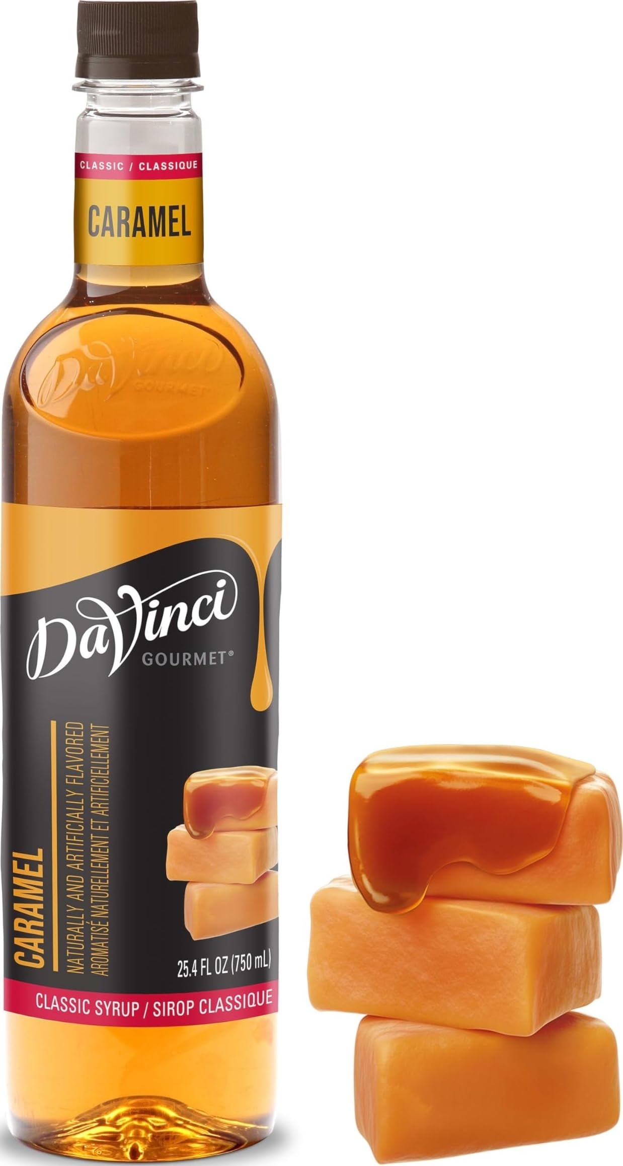 DaVinci Gourmet Classic Caramel Syrup, 25.4 Fluid Ounces (Pack of 1)