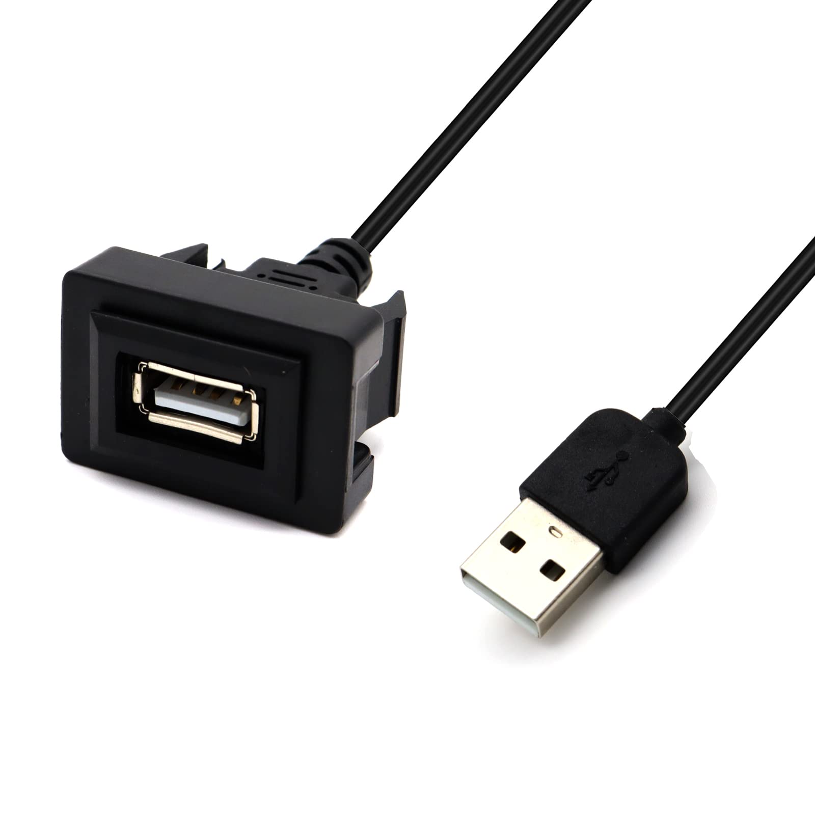 MOTONG Male to Female USB Cable Adapter for Toyota VIOS/ALTIS (32 * 20mm)