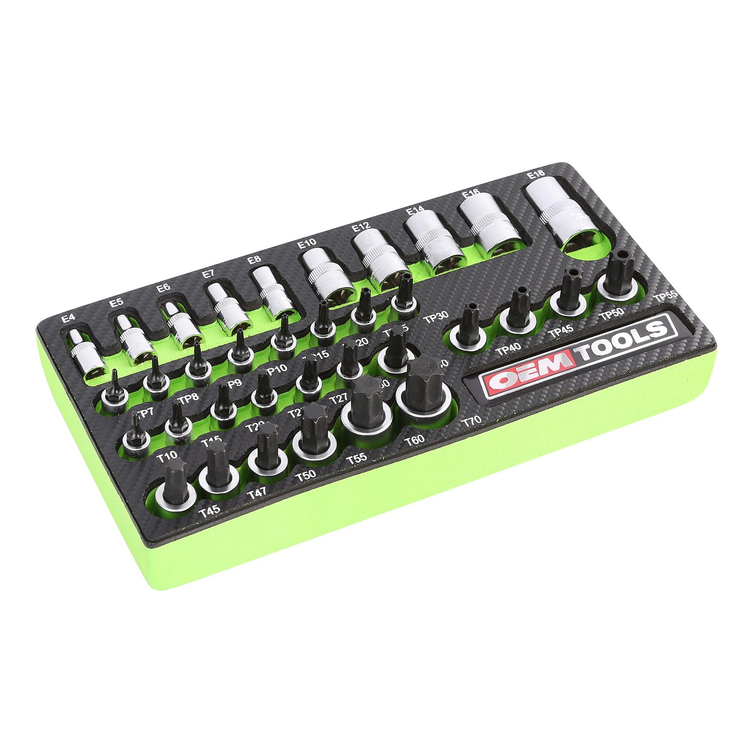 OEM Tools 23991 35-Piece Multi-Drive Star Socket Set
