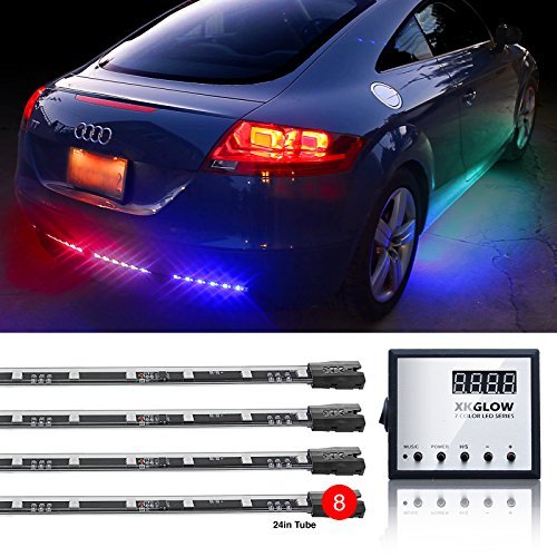 XKGlow XK041006 LED Underbody Light Kit  with 8- 24 Tubes  Multi-Color